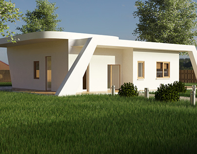 Modeling and visualization of the exterior of the house