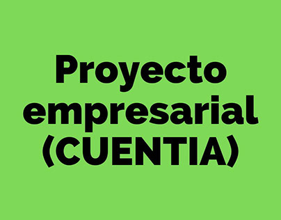 Proyecto empresarial - Cuentia