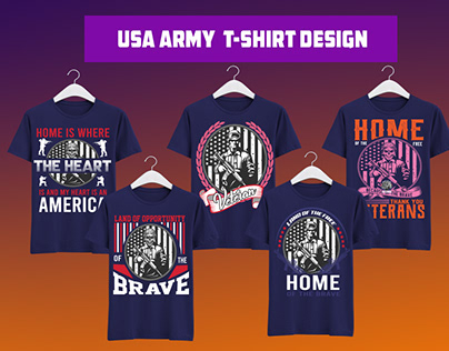 Usa army t-shirt design
