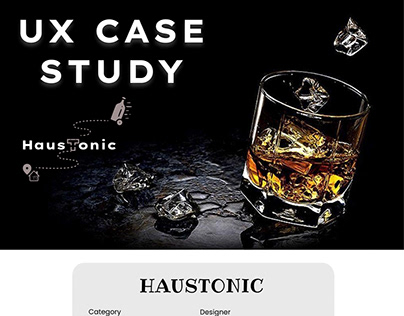 UX Case Study - HausTonic
