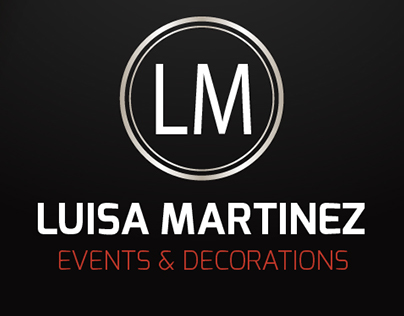 Tarjeta de Presentación para Luisa Martinez "Events & D