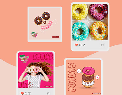 Social Media Posts Donuts