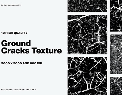 10 Ground Cracks Texture Backgrounds