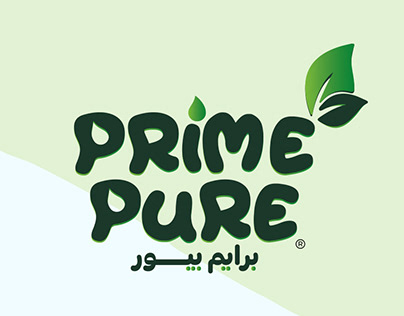 Prime Pure Natural juice logo and label