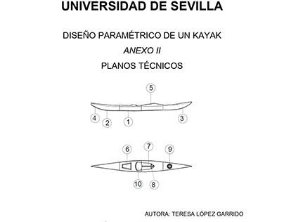 Anexo - Planos Diseño Paramétrico de un Kayak