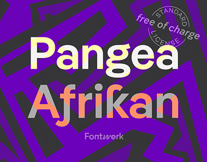 Pangea Afrikan™ Typeface – Free Standard License