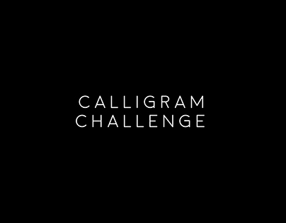 Calligram Challenge entries