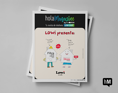 Project thumbnail - holaMOBI | Magazine design