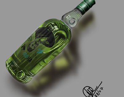 Oddka Vodka - Digital Painting