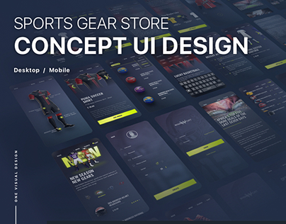 Sports Gear Store UI