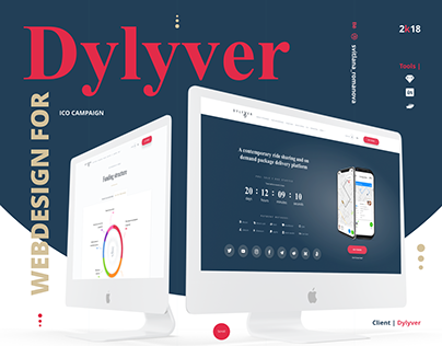 Web Design for Dylyver ICO Campaign
