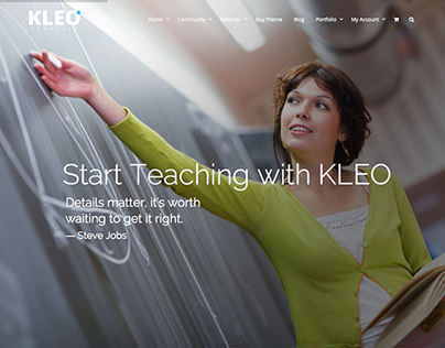 KLEO - E-Learning Style Theme