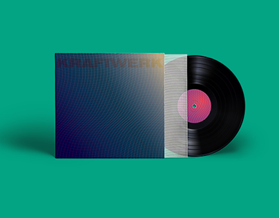 vinyl cover design – Kraftwerk