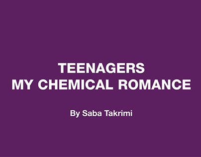 "Teenagers" Kinetic Typography video