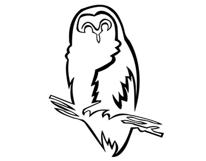 One Line Owl