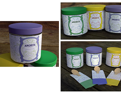 Amorita Sorbet Package Design