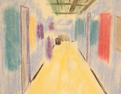 Hallway in Pastels