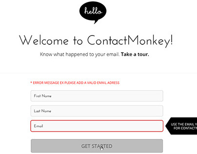 ContactMonkey Site Design