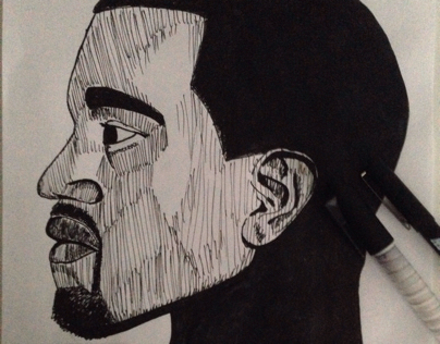 Kanye West Illustration