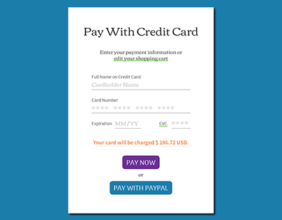 Code Fizz Credit Card Payment