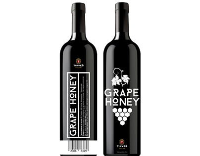 Grape Honey Label Branding - Concept Design