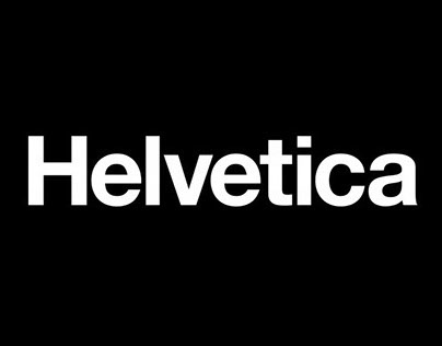Helvetica Poster, CD cover And Label 