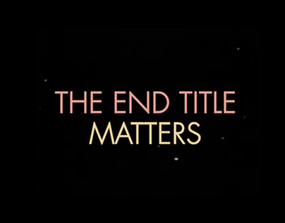 The End Title Matters