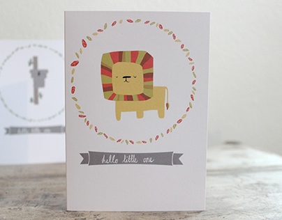 Hello Little One Greeting Cards