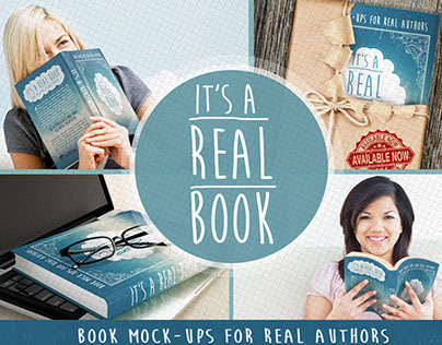 Free Photoshop Book Mock-Ups -It's A Real Book