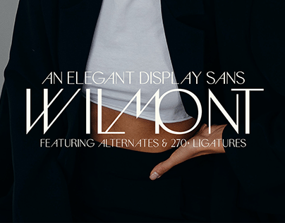 Wilmont - Elegant Sans Serif Ligature Font