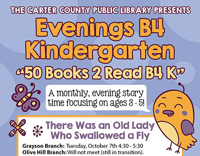 Print | Library Story Time Flyer