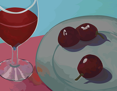 Grapes and Grape Juice by Jenny (Vectorized by Anthony)