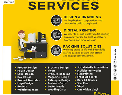 Contact your graphic designing & printing need