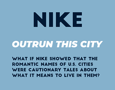 NIKE: OUTRUN THIS CITY