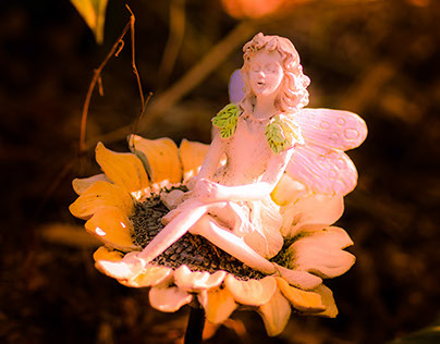 Garden Fairy - Hand Coloring in Lightroom