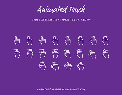 "Touch Gesture" iconset