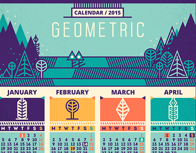 Calendar / 2015 & Pattern