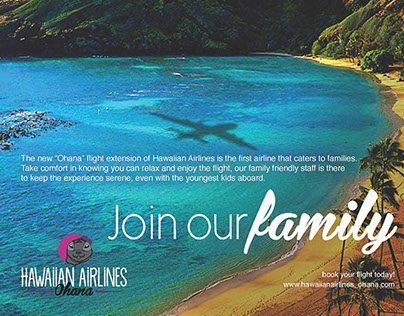 Hawaiian Airlines Re-branding Ads