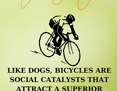 bicycles are social catalysts