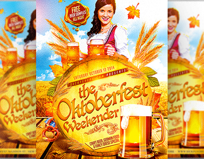 Oktoberfest Weekender Flyer Template