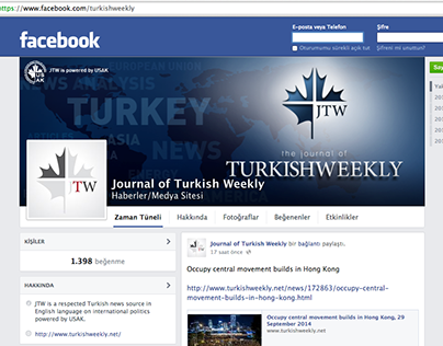 USAK/Journal of TurkishWeekly Facebook Banner