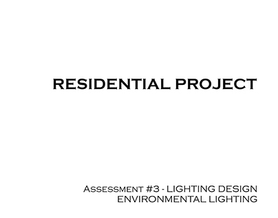 Lighting Residential Project