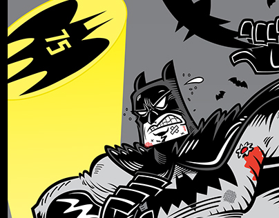 Batman & Robin 75th anniversary art