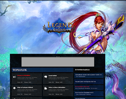 Legend Online-Forum Design