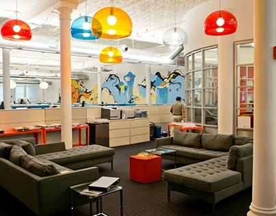 Interior Design: Outbrain NYC headquarters