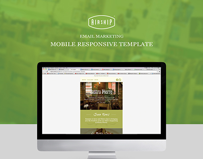 Email Marketing: Mobile Responsive Template