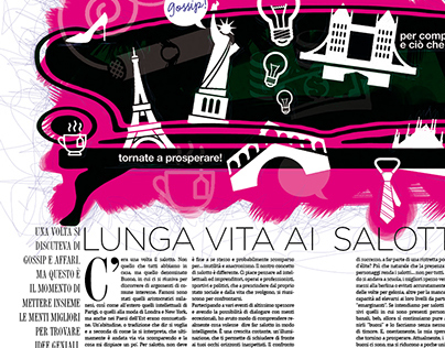 Illustrazione magazine Lusso Style / Ottobre 2014