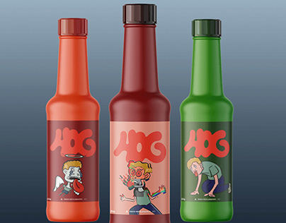 Project thumbnail - HOG / Spicy sauce // Logo/illustrations