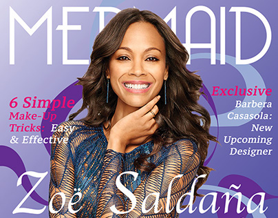 Magazine Cover of Zoe Saldana
