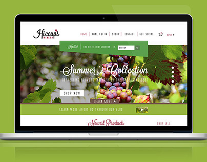 Hiccups Winery Website